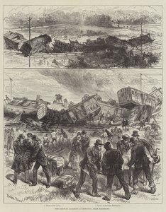 The Railway Accident at Downton, near Salisbury by Melton Prior